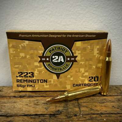 Patriot Sports 223 Remington Ammo 55gr FMJ